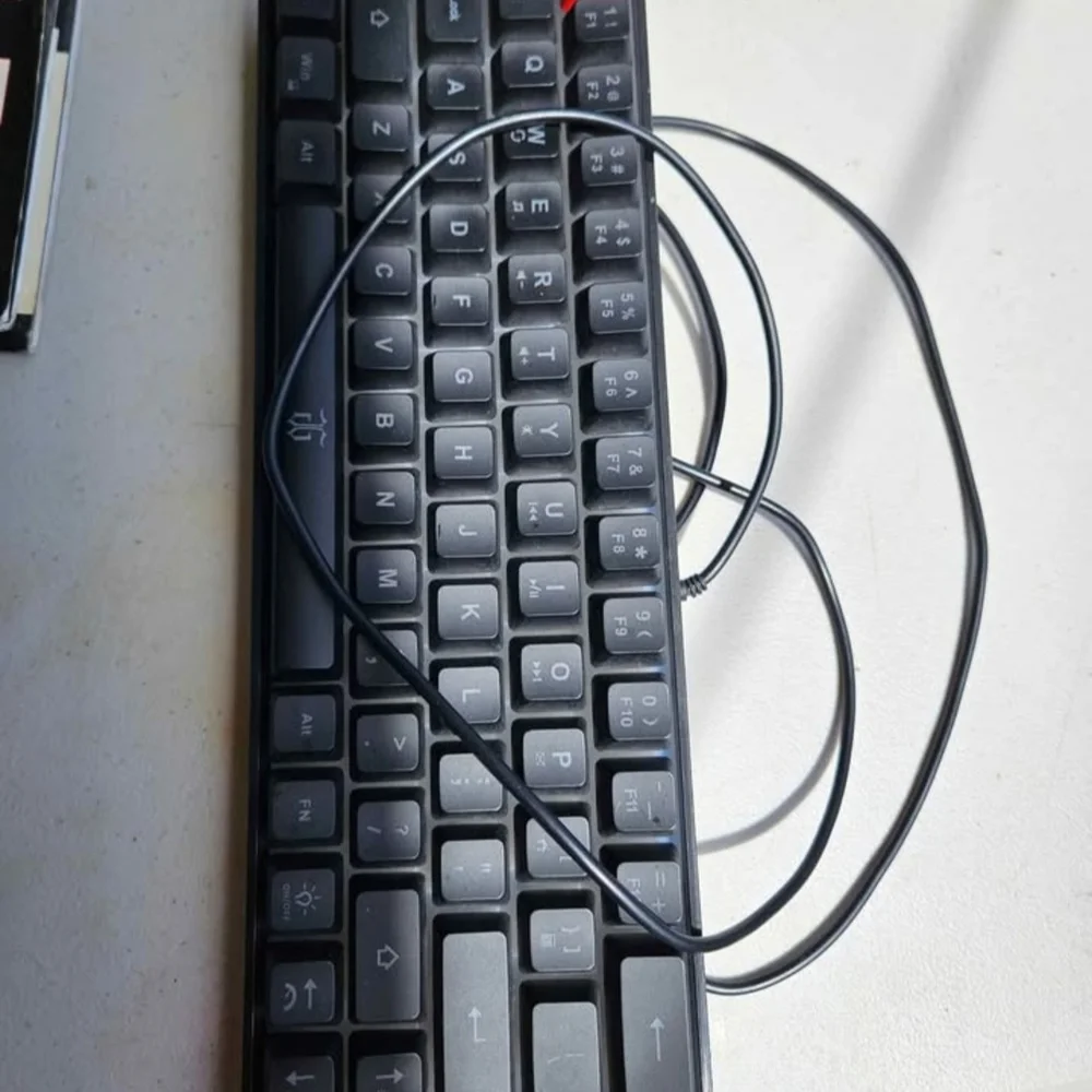 Black Wired Keyboard